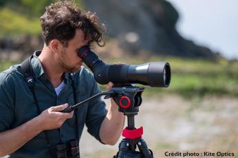 Longue-vue d'observation pour l'ornithologie