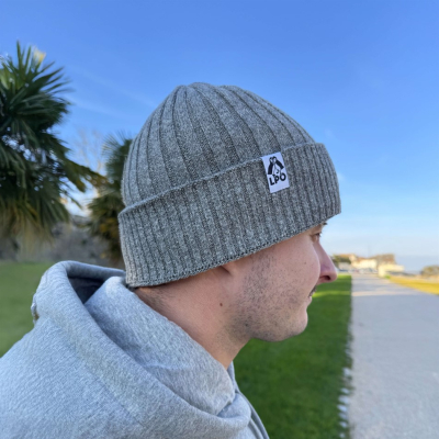 Bonnet LPO en jean recyclé gris