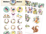Pochette stickers LPO Nature