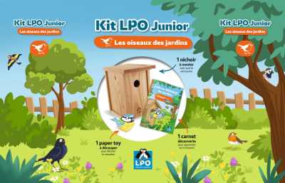 Kit LPO Junior Les oiseaux des jardins