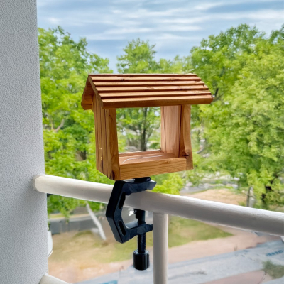 Accroche multifonction LPO pour balcon - Gris