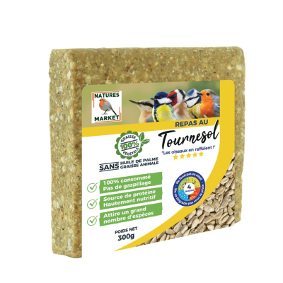 Pain de graisse tournesol - 300g