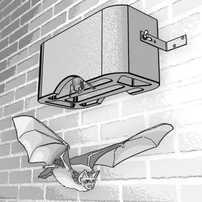 Gîte à chauves-souris Schwegler pour voûte 1GS