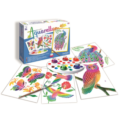 Aquarellum Oiseaux et papillons