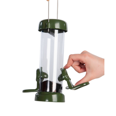 Silo à graines Ring Pull Click - 4 perchoirs