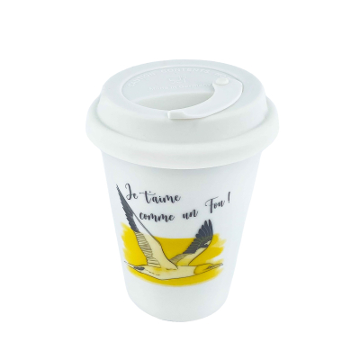 Mug nomade LPO - Je t'aime comme un fou !