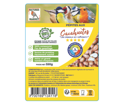 Pépites aux cacahuètes