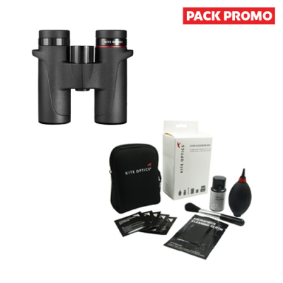 Jumelles Kite Falco 10x32 + Kit de nettoyage