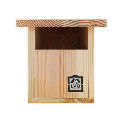 Nichoir LPO Rougegorge semi-ouvert