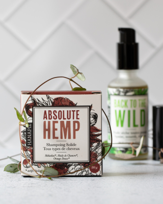 Shampoing solide au chanvre 'Absolute Hemp'