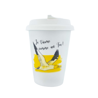 Mug nomade LPO - Je t'aime comme un fou !