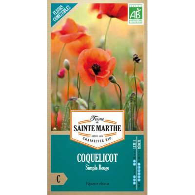 Graines Bio Coquelicot Rouge