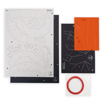 Origami Macareux 3D en papier, DIY