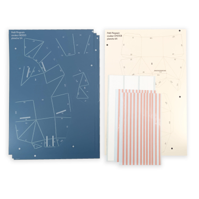 Origami Petit Pingouin 3D en papier, DIY