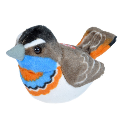 Peluche sonore Gorgebleue