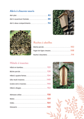 Refuges naturels - Créez des abris pour la faune de votre jardin