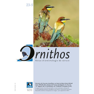 Ornithos N°23/5, Septembre-Octobre 2016