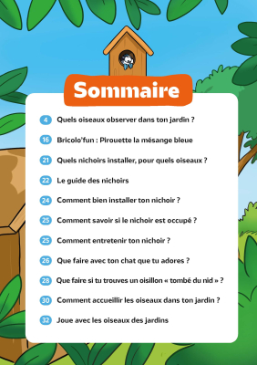 Kit LPO Junior Les oiseaux des jardins