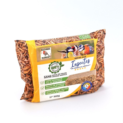 Pain de graisse insectes - 300g