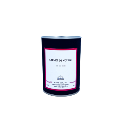 Bougie artisanale - Carnet de voyage (180g)