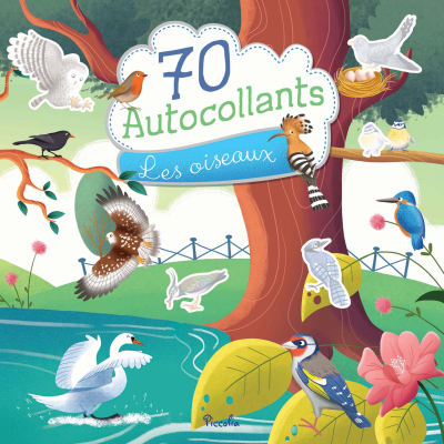 70 autocollants - Les oiseaux