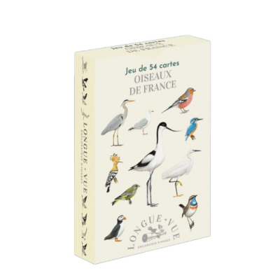 Jeu de 54 cartes Oiseaux de France