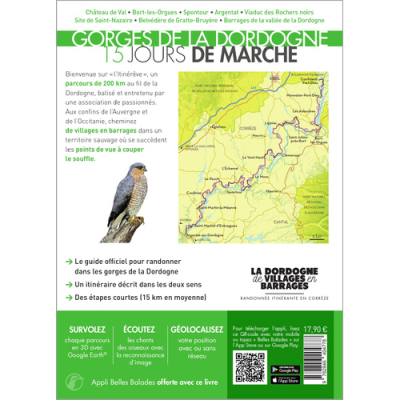 Gorges de la Dordogne, 15 jours de marche