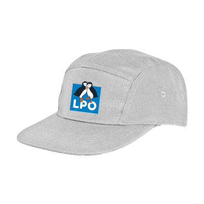 Casquette LPO Coton recyclé gris clair