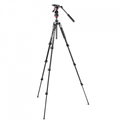 Kit trépied Manfrotto Befree Live Alu + rotule vidéo