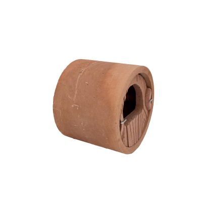 Nichoir cylindrique à encastrer semi-ouvert