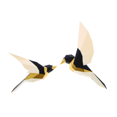 Origami Oiseaux 3D en papier, DIY