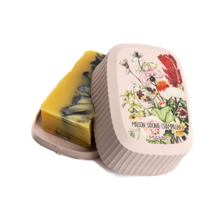 Boite à savons recyclée - Rose