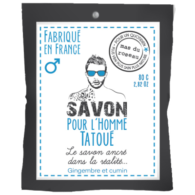 Savon pour l'homme tatoué - 80g
