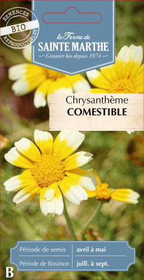 Graines Bio Chrysanthème comestible