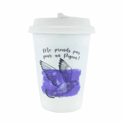 Mug nomade LPO - Me prends pas pour un pigeon !
