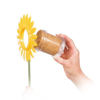 Distributeur Fleur pour beurre de cacahuètes Flutter Butter 170g - Jaune