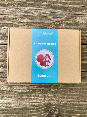 Kit Punch Needle Ecureuil