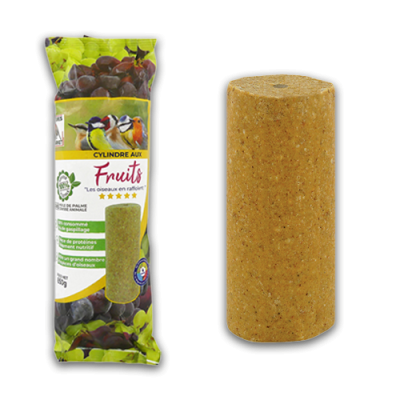 Cylindre géant aux fruits 