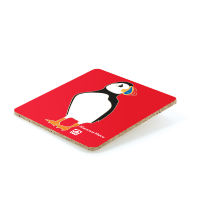 Lot de 4 sous-verres LPO Macareux