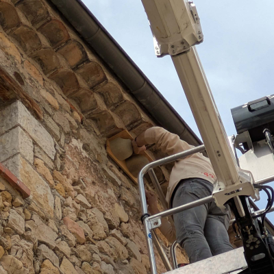 Nid double pour hirondelles de fenêtre