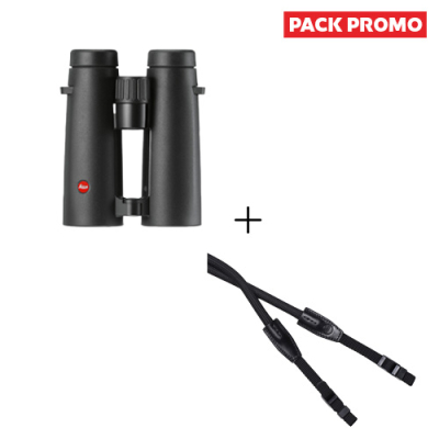 Jumelles Leica Noctivid 10x42 noires + Courroie corde escalade 126 cm
