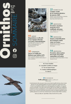 Ornithos n°171 - 2ème trim. 2025
