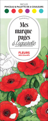 Mes marque-pages à l'aquarelle - Fleurs des champs