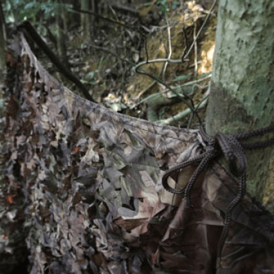 Filet de camouflage sous-bois automne 3 x 3 mètres