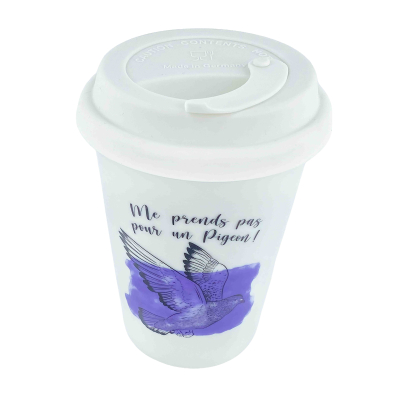 Mug nomade LPO - Me prends pas pour un pigeon !