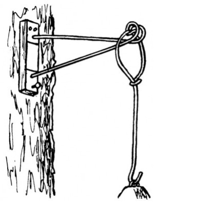 Support Schwegler, suspension FT pour nichoir 2M