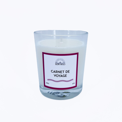 Bougie artisanale - Carnet de voyage (180g)