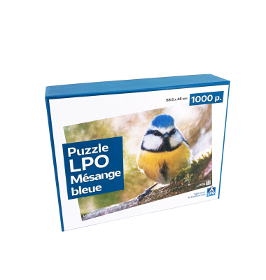 Puzzle LPO Mésange bleue 1000 pièces