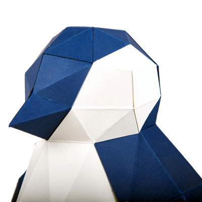Origami Petit Pingouin 3D en papier, DIY