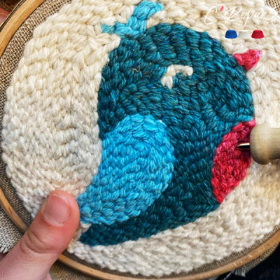 Kit Punch Needle Oiseau